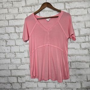 Heyson pink short‎ sleeve top